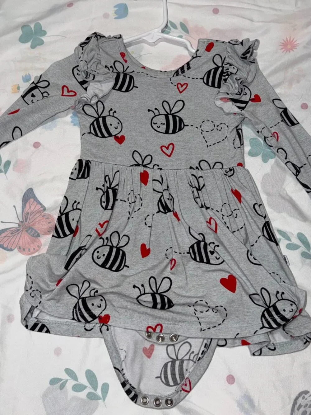 Little Sleepies Bee Mine Twirl Dress